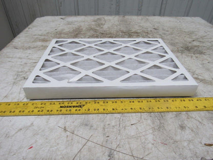 Profitter 4300484 14"x20"x2" Metal Back Pleated Air Filter Cardboard Edge Lot/12