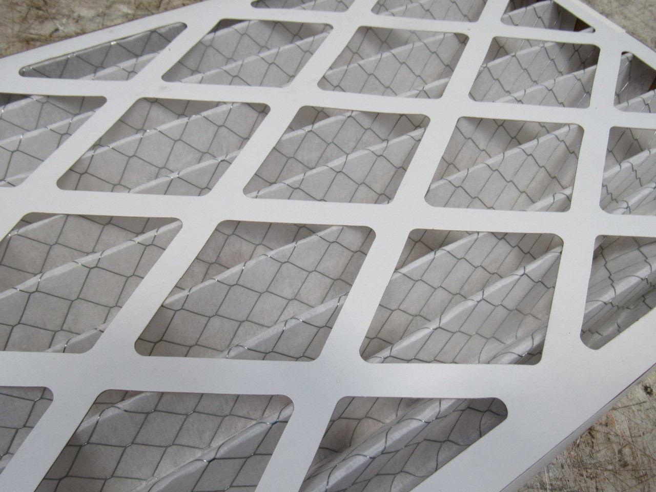 Profitter 4300484 14"x20"x2" Metal Back Pleated Air Filter Cardboard Edge Lot/12