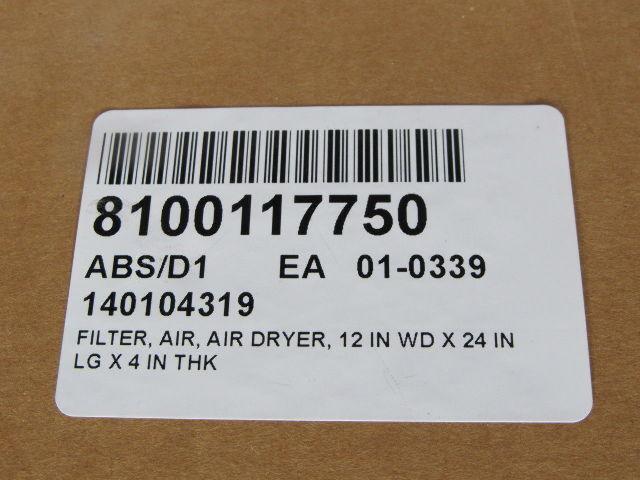 AAF 140-104-319 AMAir 300X 12"x24"x4" Pleated Air Filter Metal Reinforced Lot/6