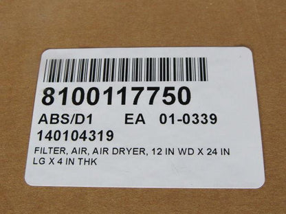 AAF 140-104-319 AMAir 300X 12"x24"x4" Pleated Air Filter Metal Reinforced Lot/6