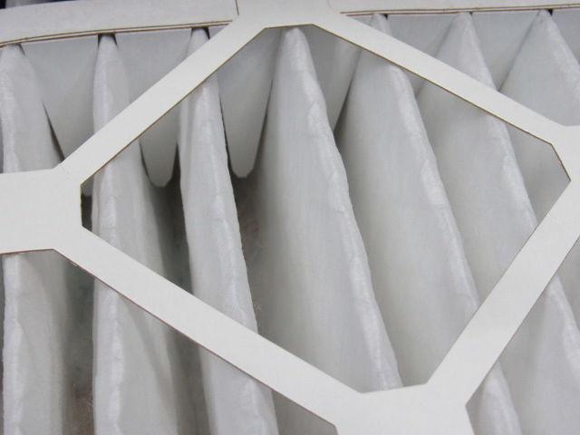 Flanders 80255.042020 20"x20"x4" MERV 8 LPC Hi Cap Pre-Pleat Air Filter Lot/12