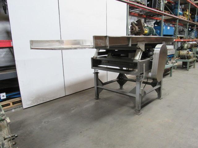 Griffin & Co. Vibratory Shaker Conveyor 53-1/2" W x 142"L 2HP Stainless Steel