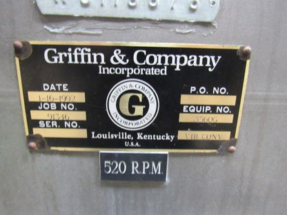 Griffin & Co. Vibratory Shaker Conveyor 53-1/2" W x 142"L 2HP Stainless Steel