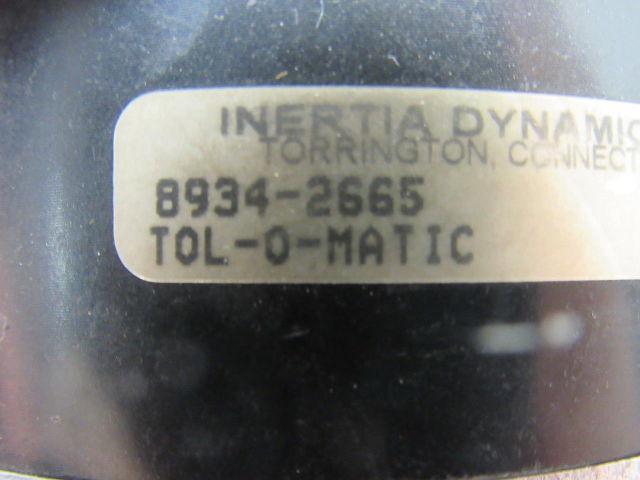 Inertia Dynamics 8934-2665 TOL-O-MATIC 24 VDC Brake NO SHAFT Parts or Repair
