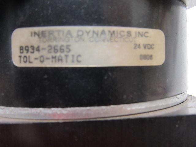 Inertia Dynamics 8934-2665 TOL-O-MATIC 24 VDC Brake NO SHAFT Parts or Repair