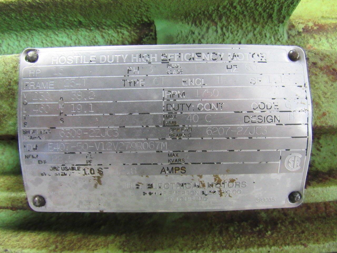 Fuller 7L 15Hp Positive Displacement Blower Package 460V 3Ph