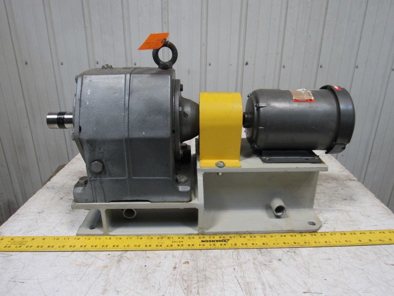 US Motors CBN2403SB3140 2Hp Inline  Gear Reducer  140: 1 Ratio 230/460V 3PH