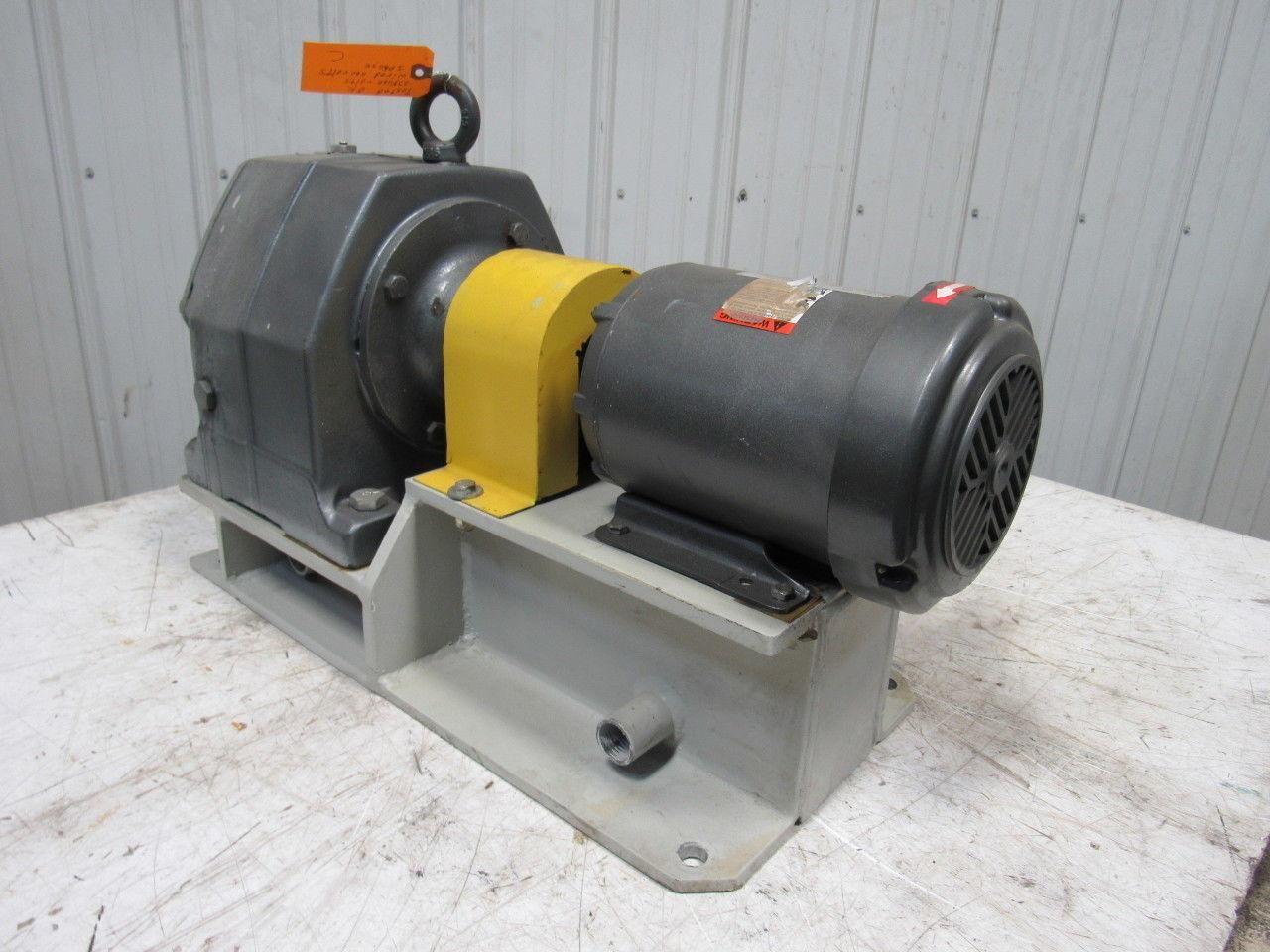 US Motors CBN2403SB3140 2Hp Inline  Gear Reducer  140: 1 Ratio 230/460V 3PH