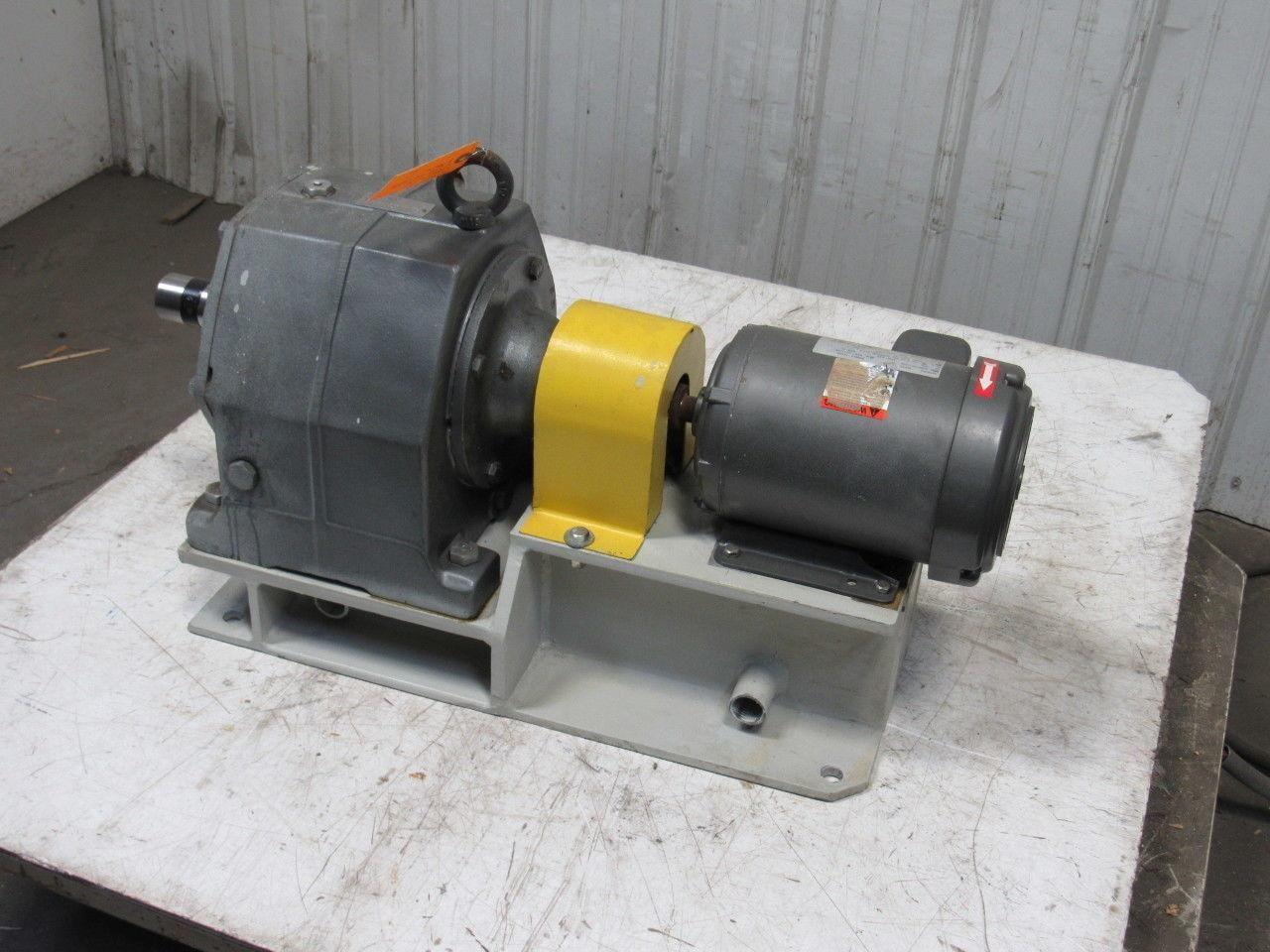 US Motors CBN2403SB3140 2Hp Inline  Gear Reducer  140: 1 Ratio 230/460V 3PH