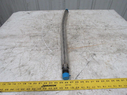 Gooding Rubber 34" Stainless Steel Braided Hydraulic Hose W/33mm Male Ends