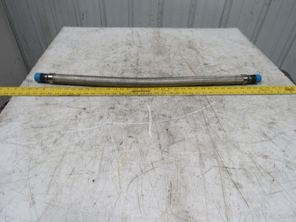 Gooding Rubber 34" Stainless Steel Braided Hydraulic Hose W/33mm Male Ends