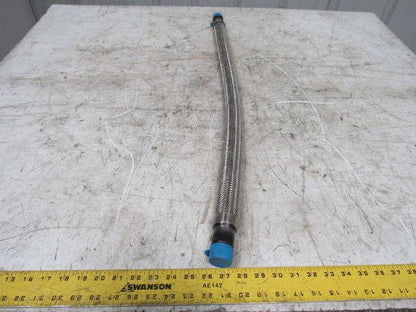 Gooding Rubber 34" Stainless Steel Braided Hydraulic Hose W/33mm Male Ends