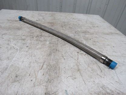 Gooding Rubber 34" Stainless Steel Braided Hydraulic Hose W/33mm Male Ends