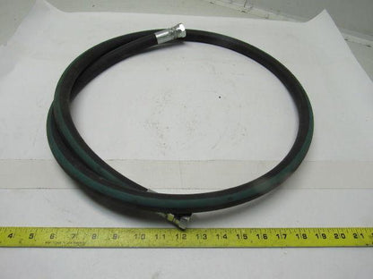 Kuri Tec A4143S Medium Pressure 1/2" ID Paint Fluid Transfer Hose 6' W/Fittings