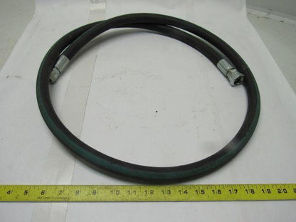 Kuri Tec A4143S Medium Pressure 1/2" ID Paint Fluid Transfer Hose 6' W/Fittings