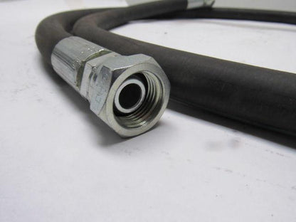 Kuri Tec A4143S Medium Pressure 1/2" ID Paint Fluid Transfer Hose 6' W/Fittings
