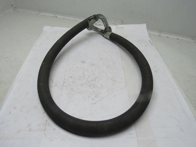 Parker BX-X-16 Hydraulic Hose 1" ID W/1-1/4" 90 Degree Fittings 2000 PSI