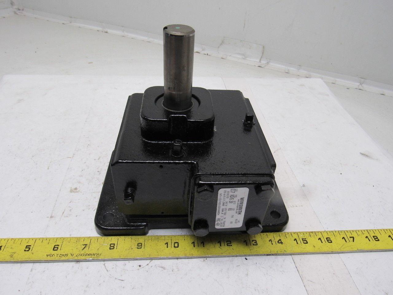 Winsmith E17XDVS2X000DN 20:1 .940Hp 87.5 Output RPM Right Angle Gear Reducer