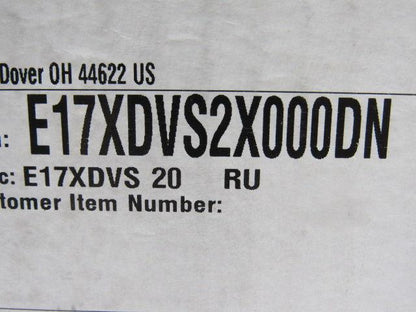 Winsmith E17XDVS2X000DN 20:1 .940Hp 87.5 Output RPM Right Angle Gear Reducer