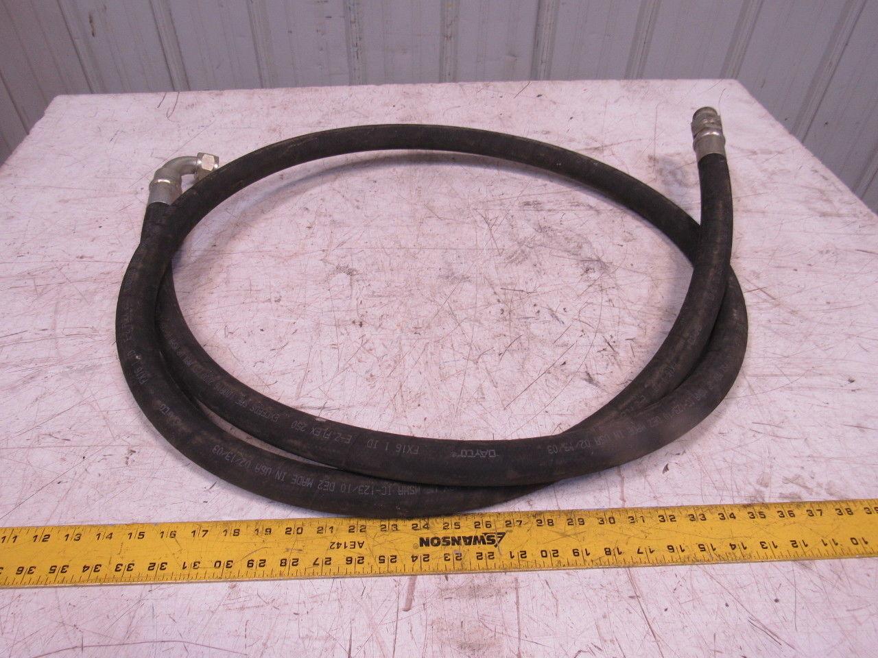Dayco FX16 Hydraulic Hose E-Z Flex 250 SAE 100R16 Crimp On Fittings 10'