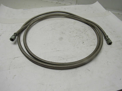 Stainless Steel Braided Hose 7/16" OD X 1/8" ID X 10'