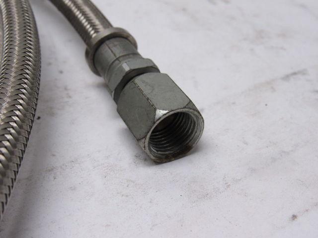 Stainless Steel Braided Hose 7/16" OD X 1/8" ID X 10'