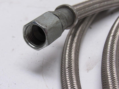 Stainless Steel Braided Hose 7/16" OD X 1/8" ID X 10'