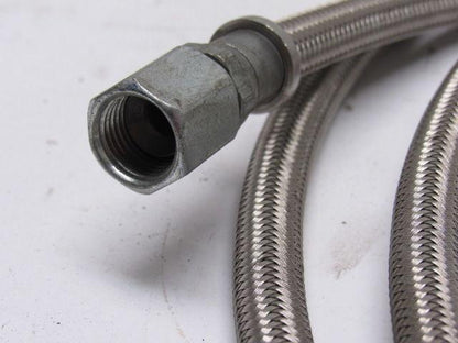 Stainless Steel Braided Hose 7/16" OD X 1/8" ID X 10'