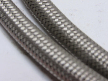 Stainless Steel Braided Hose 7/16" OD X 1/8" ID X 10'