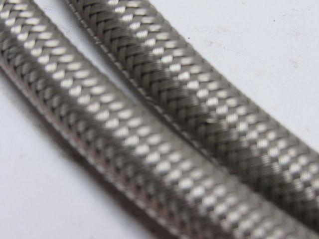 Stainless Steel Braided Hose 7/16" OD X 1/8" ID X 10'
