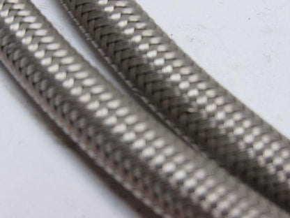 Stainless Steel Braided Hose 7/16" OD X 1/8" ID X 10'