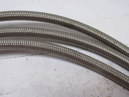 Stainless Steel Braided Hose 7/16" OD X 1/8" ID X 10'