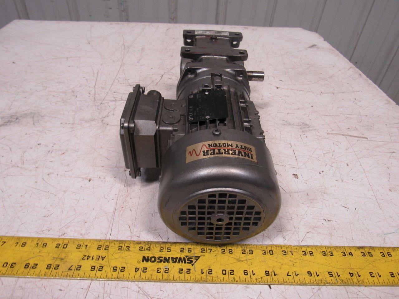 Nord Type SK 40:1 0.50Hp 1720RPM 230/460V 391RPM/70In-lb Output Gear Reducer