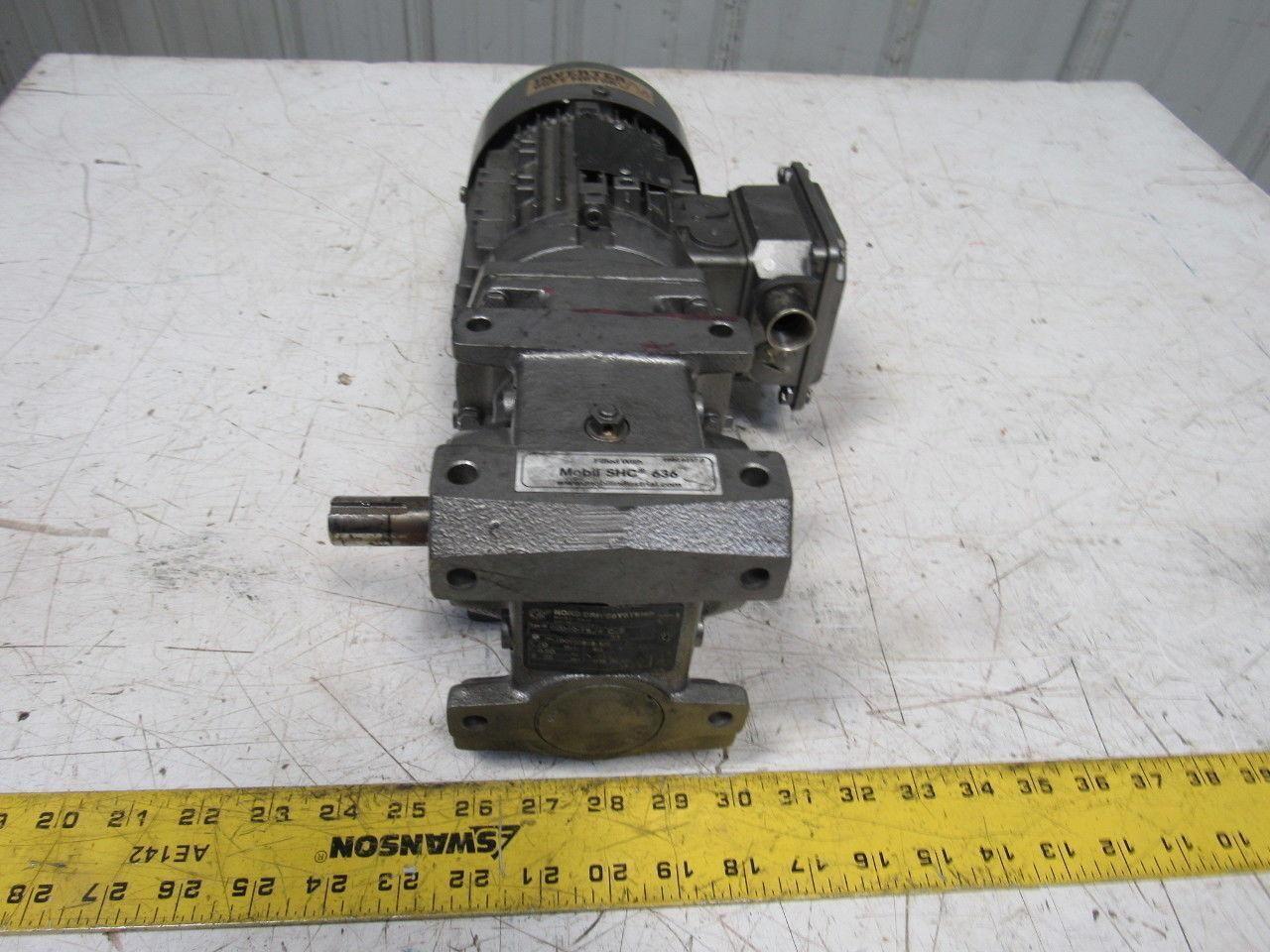 Nord Type SK 40:1 0.50Hp 1720RPM 230/460V 391RPM/70In-lb Output Gear Reducer