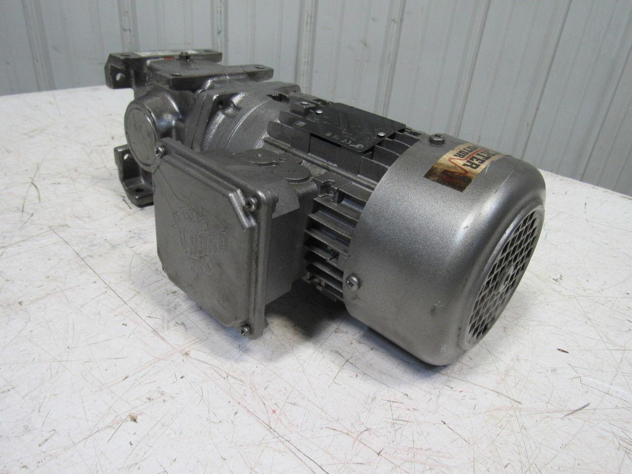 Nord Type SK 40:1 0.50Hp 1720RPM 230/460V 391RPM/70In-lb Output Gear Reducer