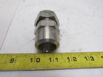 Parker 1" Weld-Lok To Compression 316SS Socket Weld Connector