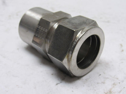 Parker 1" Weld-Lok To Compression 316SS Socket Weld Connector