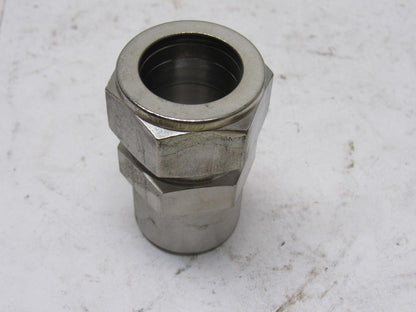 Parker 1" Weld-Lok To Compression 316SS Socket Weld Connector
