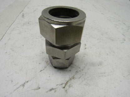 Parker 16RU12-316 A-Lok Reducing Union 1" to 3/4" Double Ferrule Tube Fitting