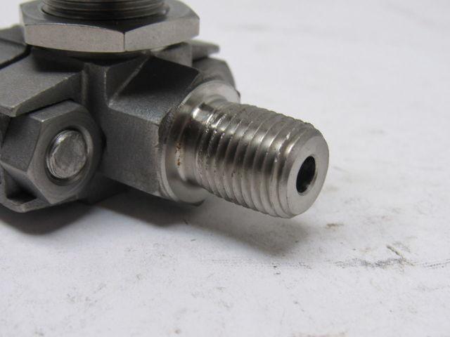 Whitey SS-33VM4-S4 Multi Purpose Ball Valve 1/4" Male NPT Cv 0.9