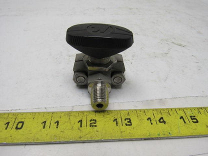Whitey SS-33VM4-S4 Multi Purpose Ball Valve 1/4" Male NPT Cv 0.9