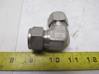 Parker 12EE12 A-Lok Union 90 Degree Elbow 3/4" X 3/4" 316SS
