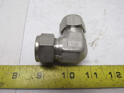 Parker 12EE12 A-Lok Union 90 Degree Elbow 3/4" X 3/4" 316SS