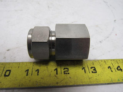 Parker 16FSC12N-316 A-LOK 3/4" Tube To 3/4" NPT Female Connector
