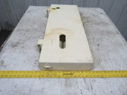 V-Belt Idler Pulley Guard Hinged Door Enclosure 34"x13"x 4"