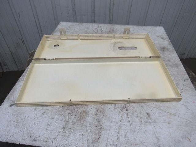 V-Belt Idler Pulley Guard Hinged Door Enclosure 34"x13"x 4"