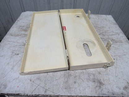 V-Belt Idler Pulley Guard Hinged Door Enclosure 34"x13"x 4"