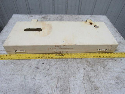 V-Belt Idler Pulley Guard Hinged Door Enclosure 34"x13"x 4"