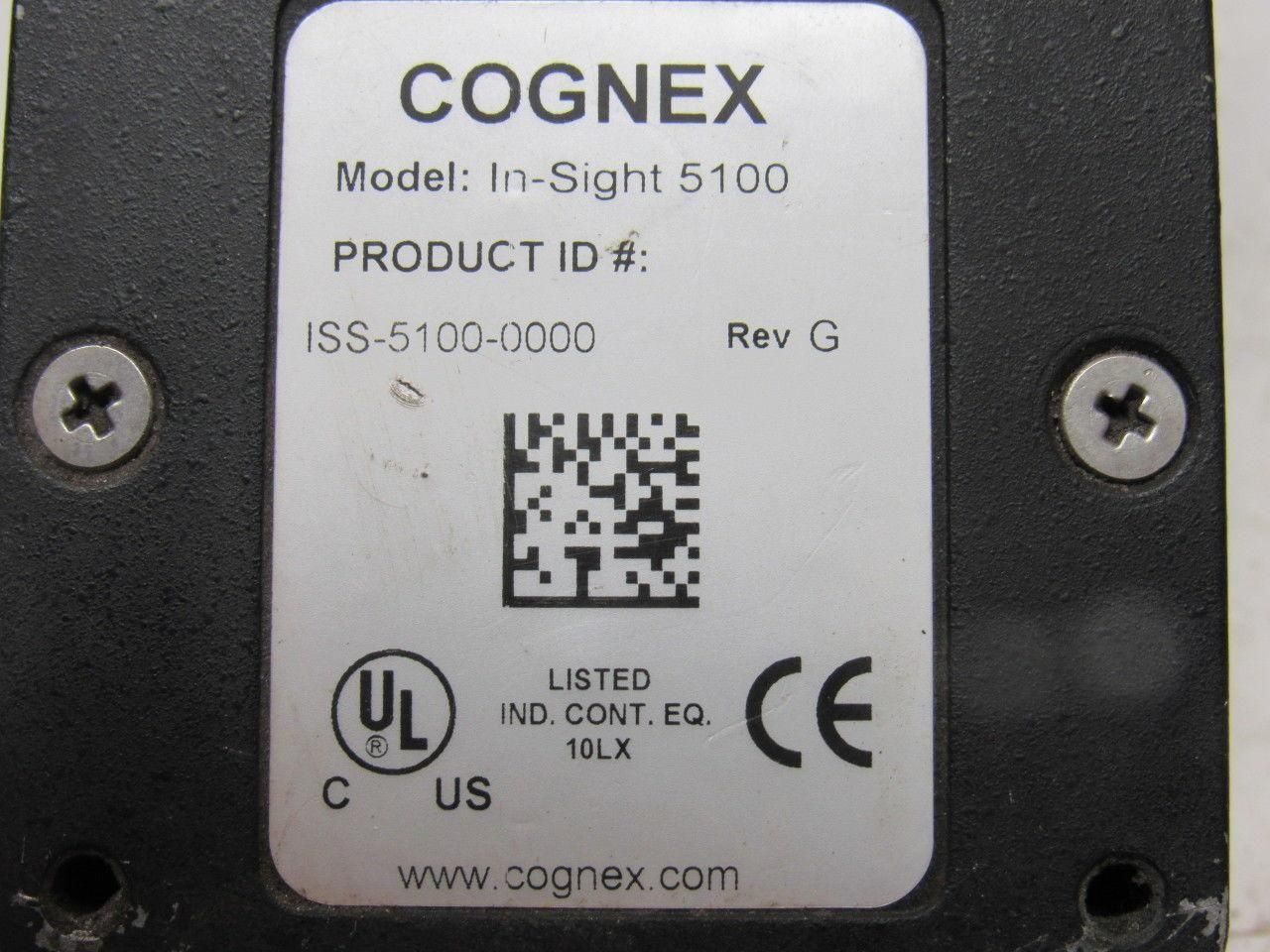 Cognex 800-5834-1F In-Sight 5100 REV G 24VDC Fujinon 1:1.2/6mm DF6HA-1B Camera