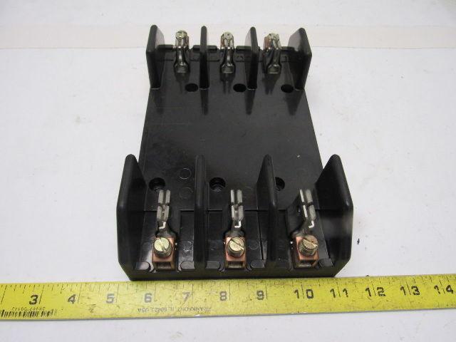 Buss R60100-3COR 3 Pole Class R Fuse Holder Block 600V 100A